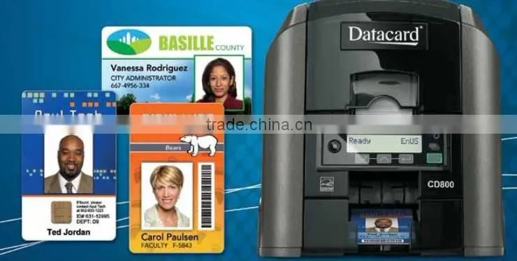 Bizsoft Datacard CD800 single or dual sided plastic membership smart card printer
