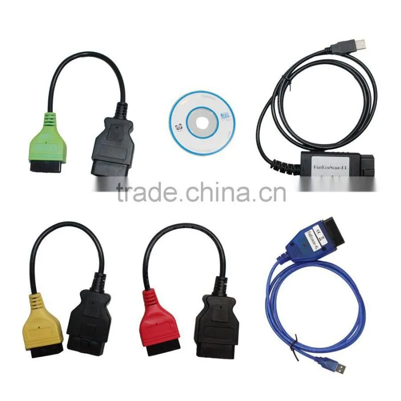2014 Wholesale Quality A+++ Fiat Ecu Scan Diagnostic Interface Tool + Fiat ecu Scan KL + CD