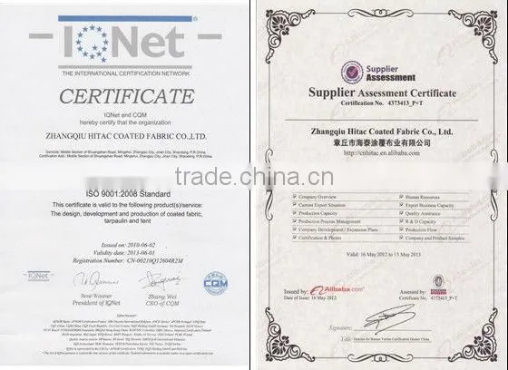 650g pvc coated polyester tarps