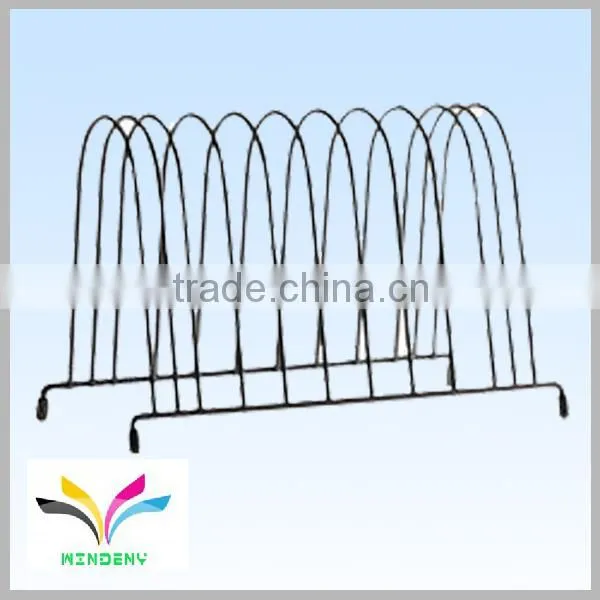 Black cheap office use china suppliers wire metal Commercial Newspaper Stands