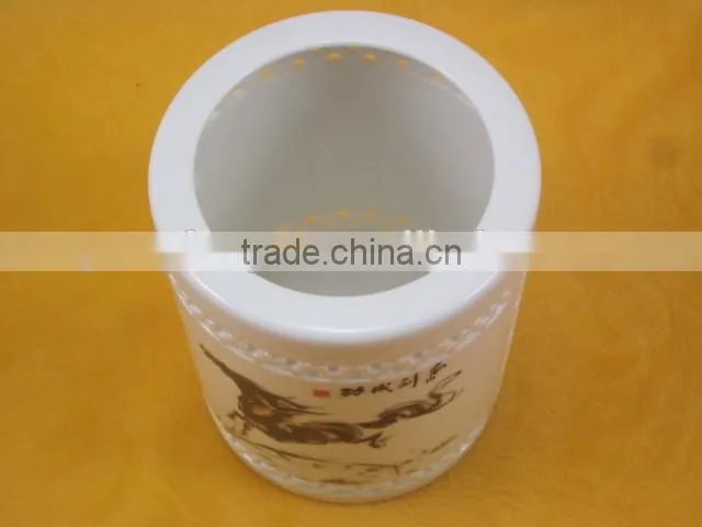 YF14005 ceramic pen holder