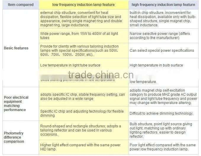 Energy saving electrodeless induction lamp