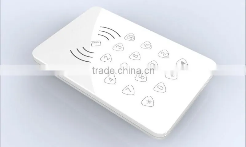 RFID keyboard with Touch screen ! Nice design wireless keyboard with SMS alert when lower power