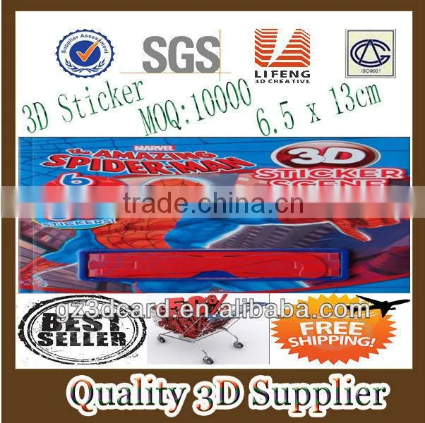 Guangzhou Lifeng PS lenticular 3d picture in large size for decoration