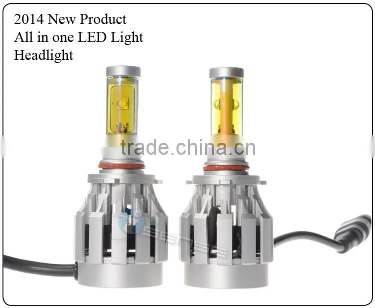 10-30V DC Car LED Light Accessories All in one design ---driver & fan inside LED Headlight H4 MT-G2 LED