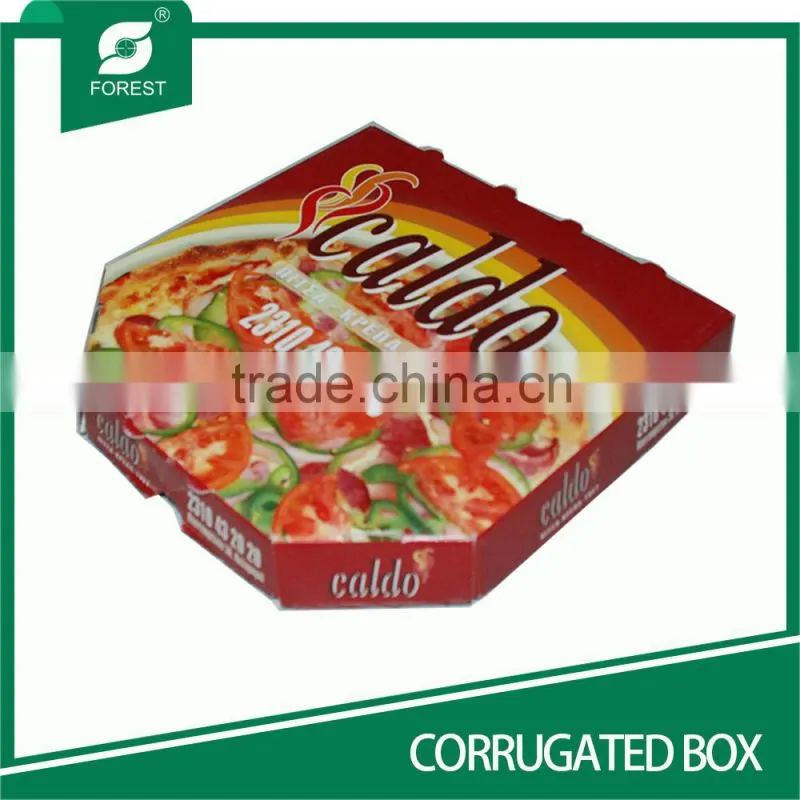 CUSTOM CORRUGATED CHEAP PIZZA SLICE BOX WHOLESALE