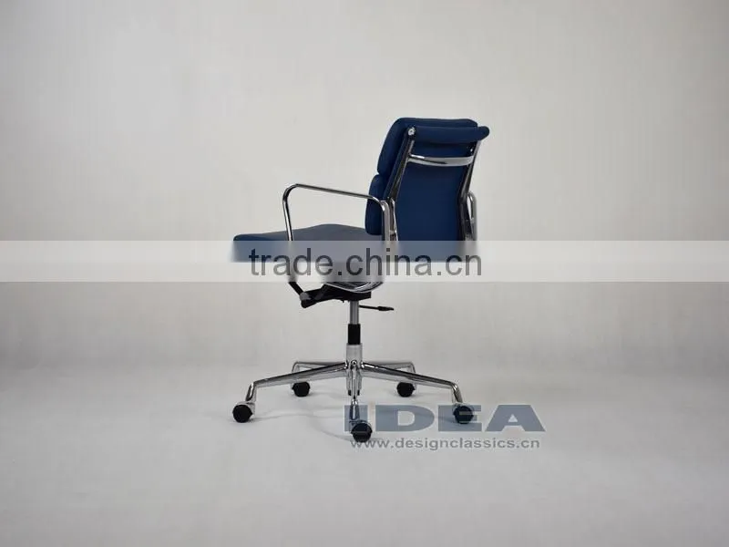 Replica EA217 Charles Office chair- Blue Color Genuine Leather