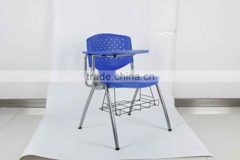 School Furniture Single Desk and Chair /school chair with writing board1008