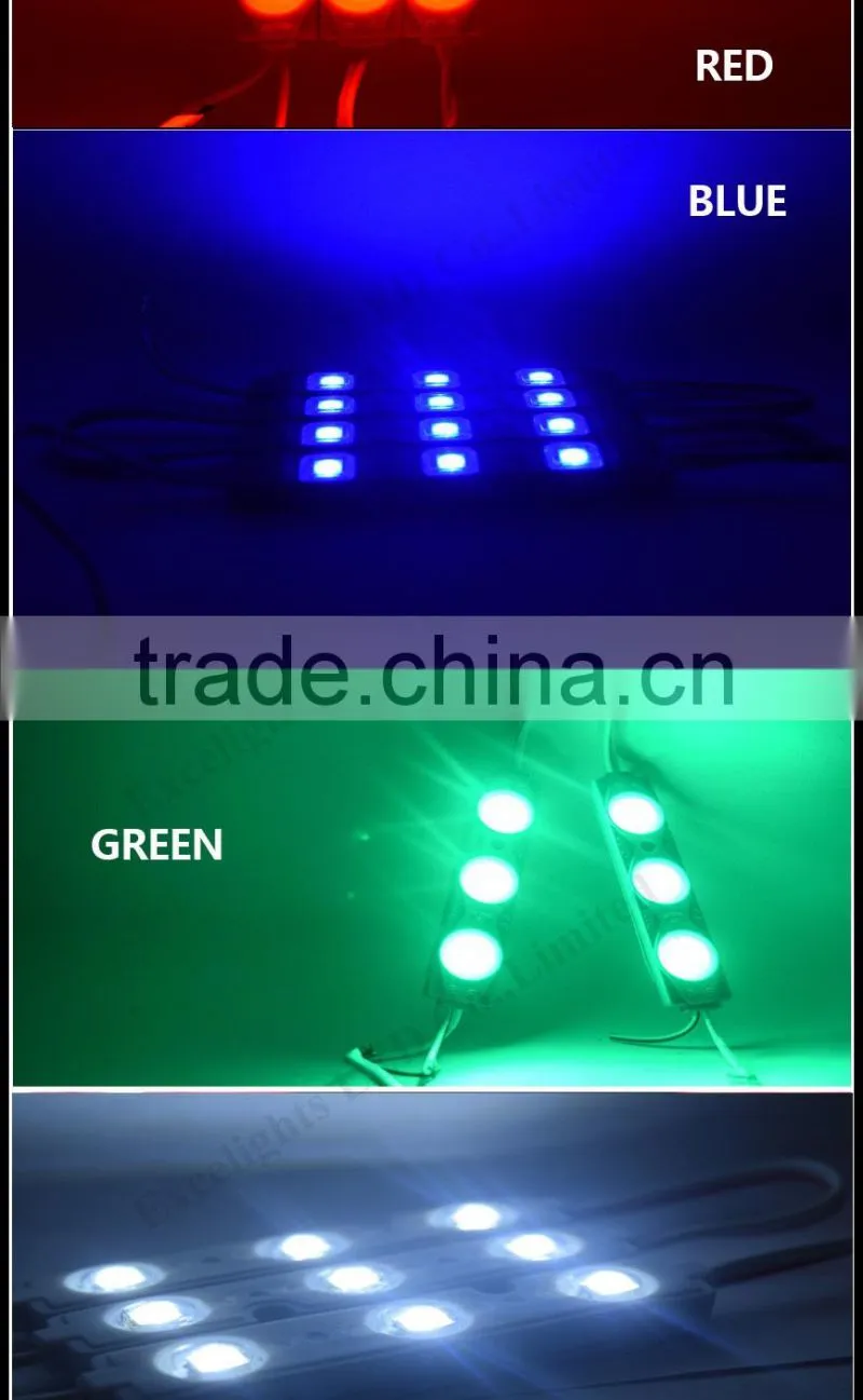 Factory sales 12V DC 0.72W 3 chips led module 5630