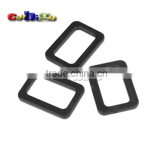 Looploc Plastic Rectangular Ring Buckle for Webbing Straps Backpack #FLC440-25B/32B/38B/50B