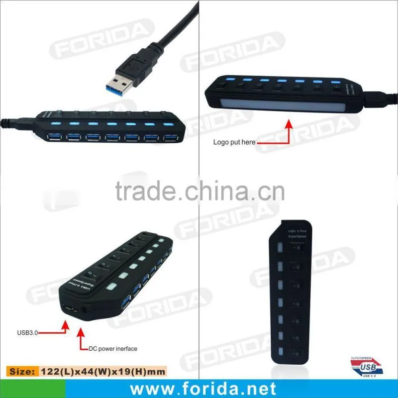 High Speed Usb 3.0 HUB 7 ports hub usb superspeed usb 3.0