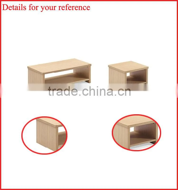 Chipboard lowest price wood low tea table