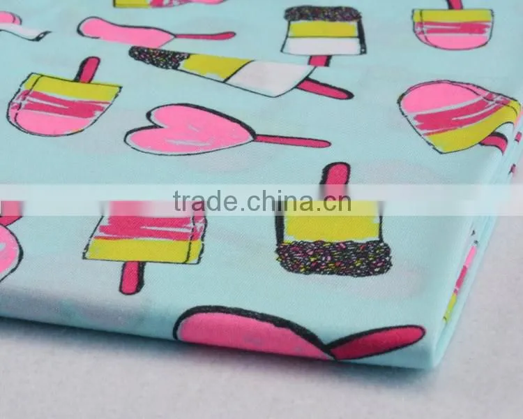 Jiufan textile polyester knitting fabric for little grils
