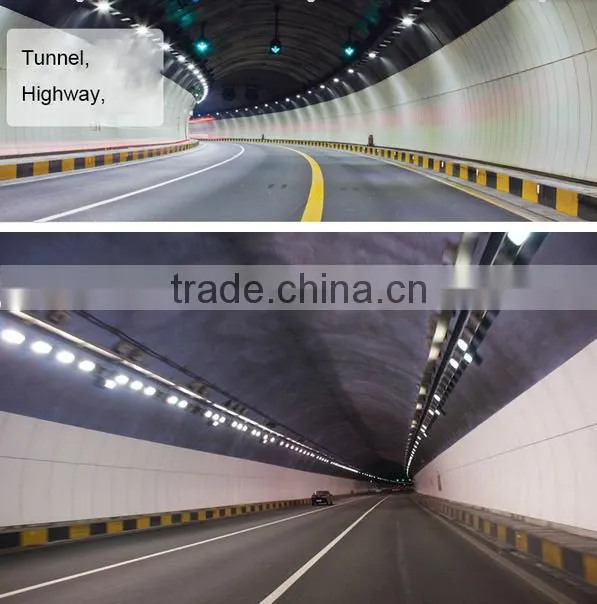 Aluminum 100W integrated module LED tunnel light with heatsink