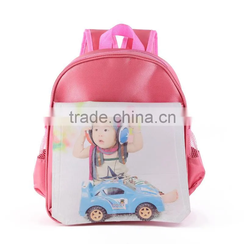 Wholesale sublimation children school bag can print your picture