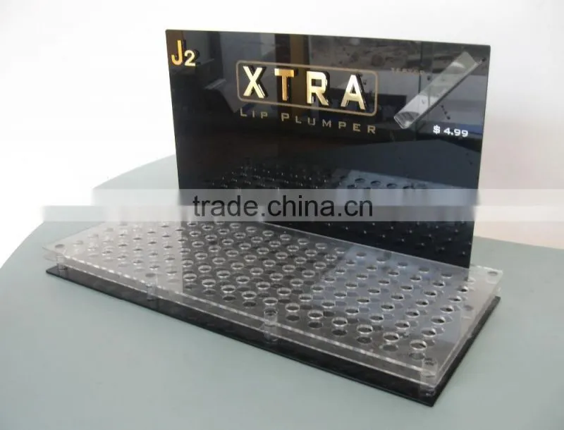 4 tiers acrylic nail polish displays rack, acrylic cosmetic display stand