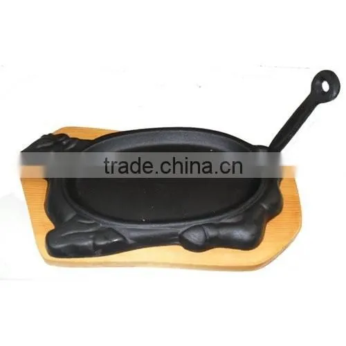 cast iron steak fried pan