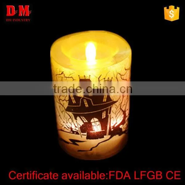 plastic flameless LED color changing candle light