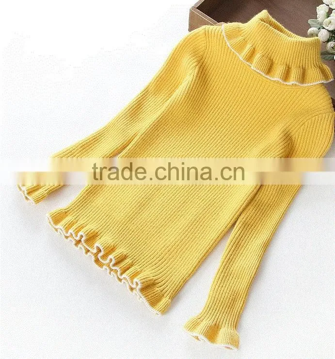 2016 Spring Girls rib cotton spandex shirt