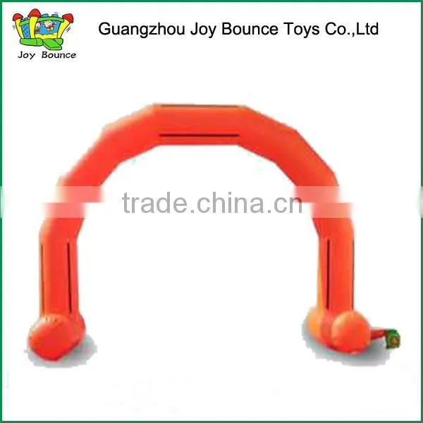 Custom party decorations Inflatable orange color door advertising arch