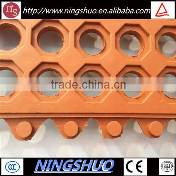 China supplier of safety interlocking anti slip industrial rubber floor mat