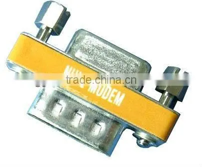 D-SUB 9pin male to female mini gender charger adapter