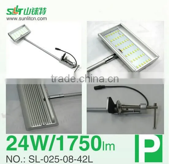 long arm light LED trade show light, LED gooseneck light, LED spotlight 1600-1800Lm 24W DC18-24V.