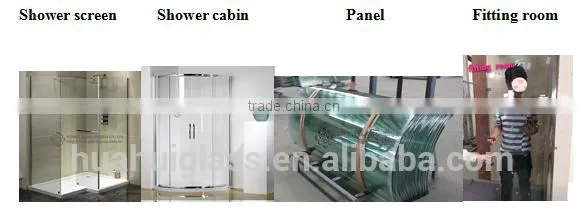 good quality 8mm colored toughened table top glass for dining table with Certificate EN12150,CE 2014