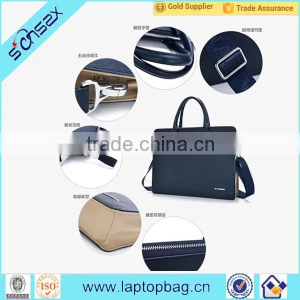 Brand Handmade Men Leather Briefcase