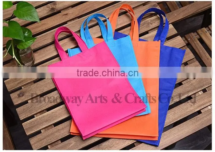 Recycled custom printing grocery tote shopping pp non woven bag