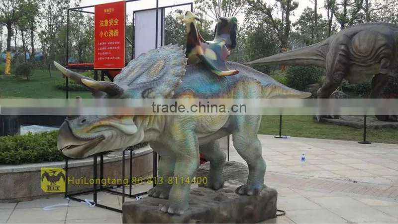 Walking dinosaur kid rides for outdoor park