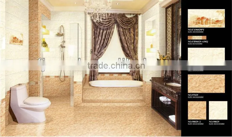 300x600mm hight quality factory new 3D inkjet walls ceramic tiling