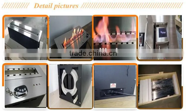 fireplace has significant design flexibility, Intelligent alcohol fireplace
