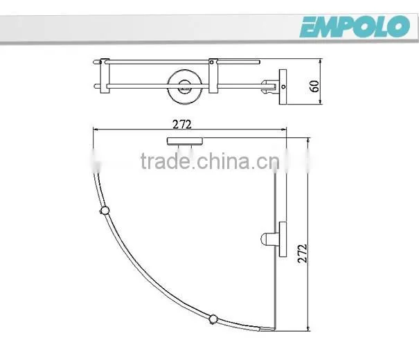 Single Glass Shelf 92707B