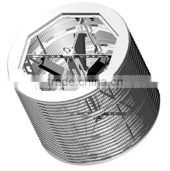 P25 Aluminum Outdoor Transparent LED Screen Curtain LED Advertising Display