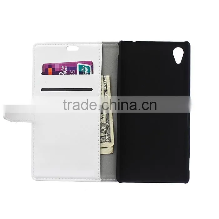 Wholesale Flip Cover Leather Case For Sony Xperia M4 Aqua,For Sony Xperia M4 Aqua Book Cover Stand Case