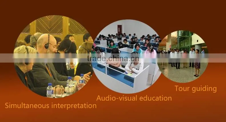 TP-Wireless Tour Guide System for Church, Simultaneous Translation, Meeting, Museum Visiting 1 transmitter 5 Receivers