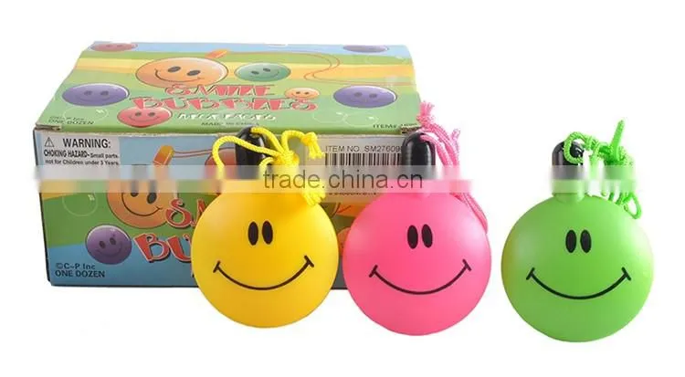 Mini bubble water smiling face bubble blower toys