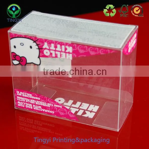 custom printing pet pp pvc boxes wholesale