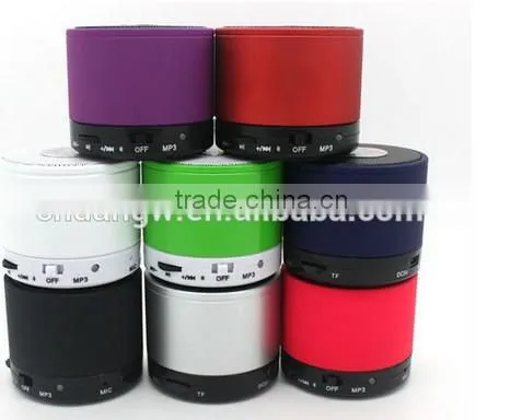 New mini S10 bluetooth speaker wifi speaker wireless with USB and Power Supply red speaker bluetooth sound box