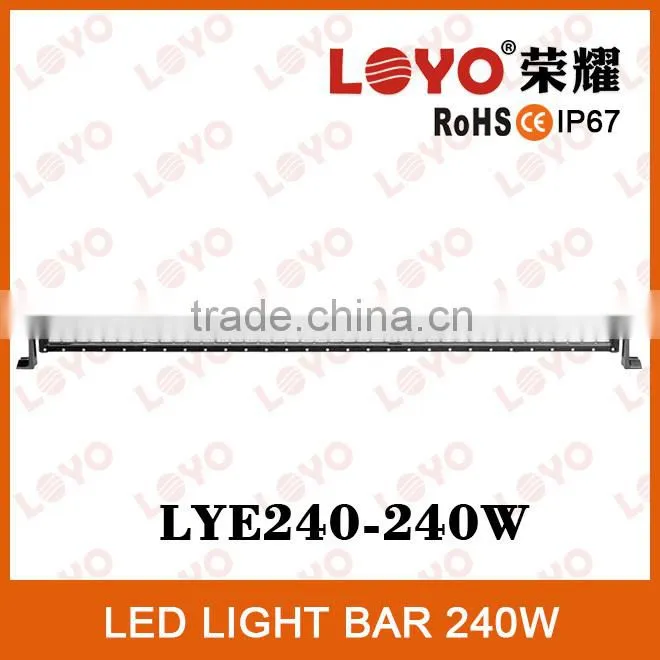 41.5 inch led offroad lights 240W light bar with ce/rohs/ip67 led Boat led light bar