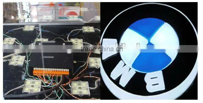 1Pack(100pcs)36mm*36mm Waterproof LED Module(SMD 5050,4LEDs,Zinc Base,white light)