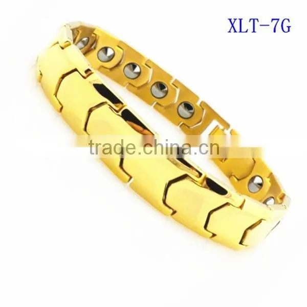 Women jewelry bracelet high quality rose gold stainless steel energy bracelet
