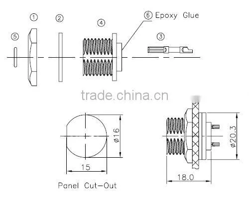 6pin power connector