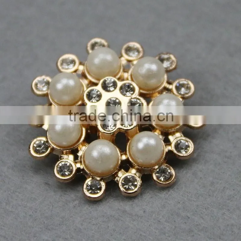 Metal Alloy Brooch Fancy Colorful Blooming Flower Brooch Pin