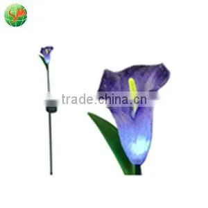 Single head calla flower solar garden lighting
