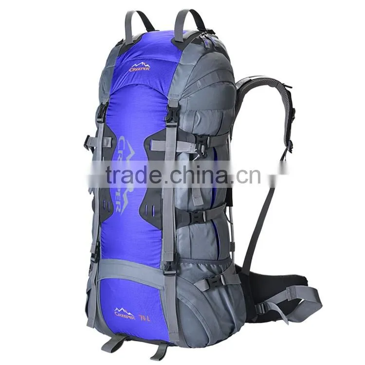 Large professional mountaineering backpack(70 L Capacity)