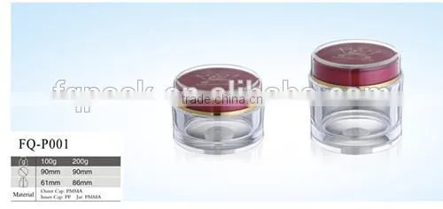 Plastic Acrylic Single-wall Capsule Containers