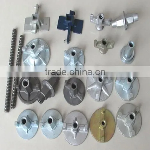 Formwork Steel Tie Rod With Ductile Wing Nut For Construction
