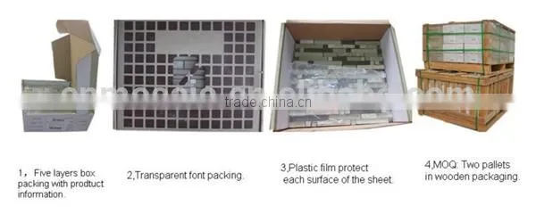 new style strip mixed color mosaic for indoor